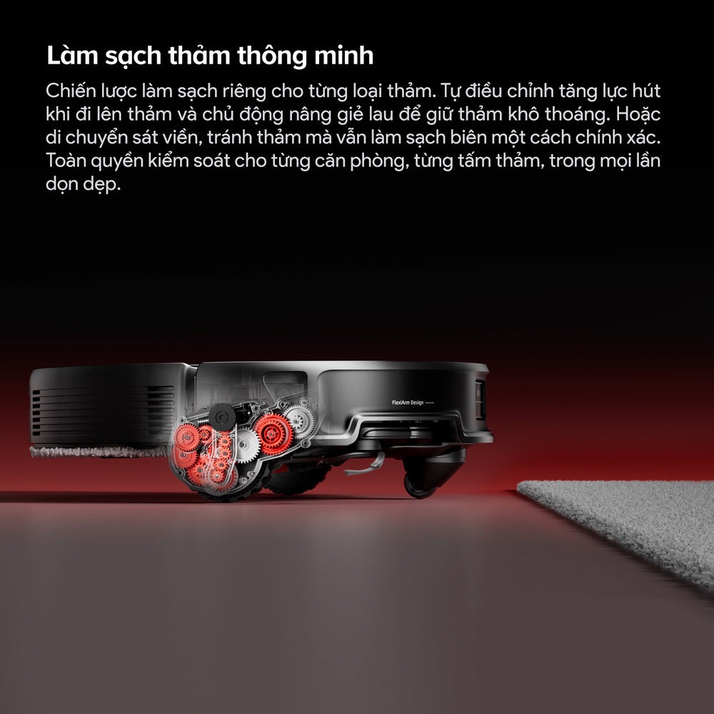 AdaptLift 3.0, vượt ngưỡng linh hoạt và làm sạch thảm thông minh